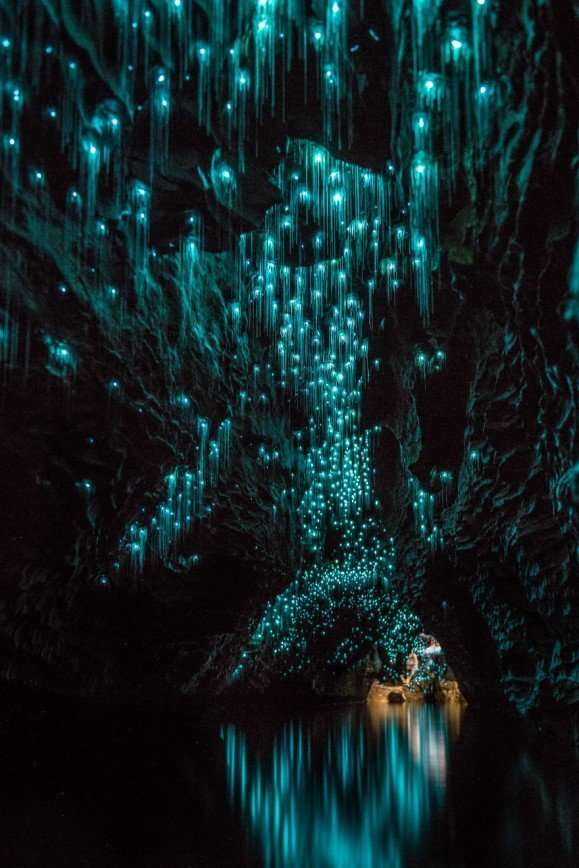 Пещеры Вайтомо - космос под землей