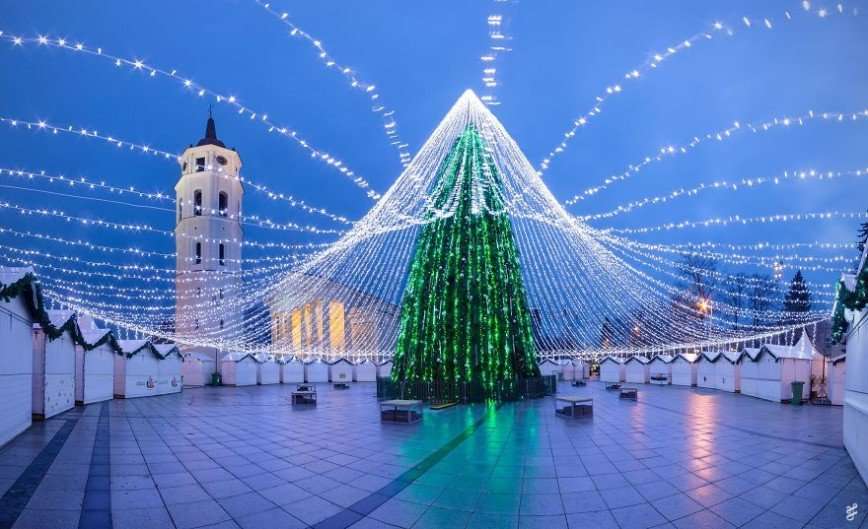 Рождественская елка в Вильнюсе