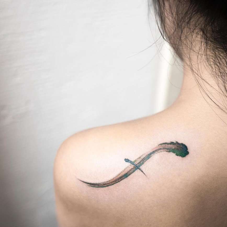 Элегантные татуировки южнокорейского мастера