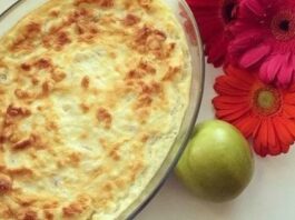 Рисовий пудинг з яблуками і корицею: рецепт