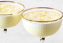 Італійський Лимонно-Крімний Мартіні: Освіжаючий Весняний Коктейль