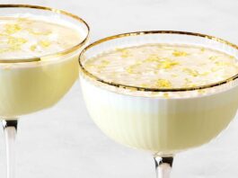 Італійський Лимонно-Крімний Мартіні: Освіжаючий Весняний Коктейль