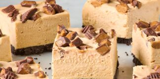 Comment faire des barres de beurre de cacahuète surgelées sans cuisson avec une croûte Oreo